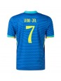 Brazílie Vinicius Junior #7 Venkovní Dres Copa America 2024 Krátký Rukáv